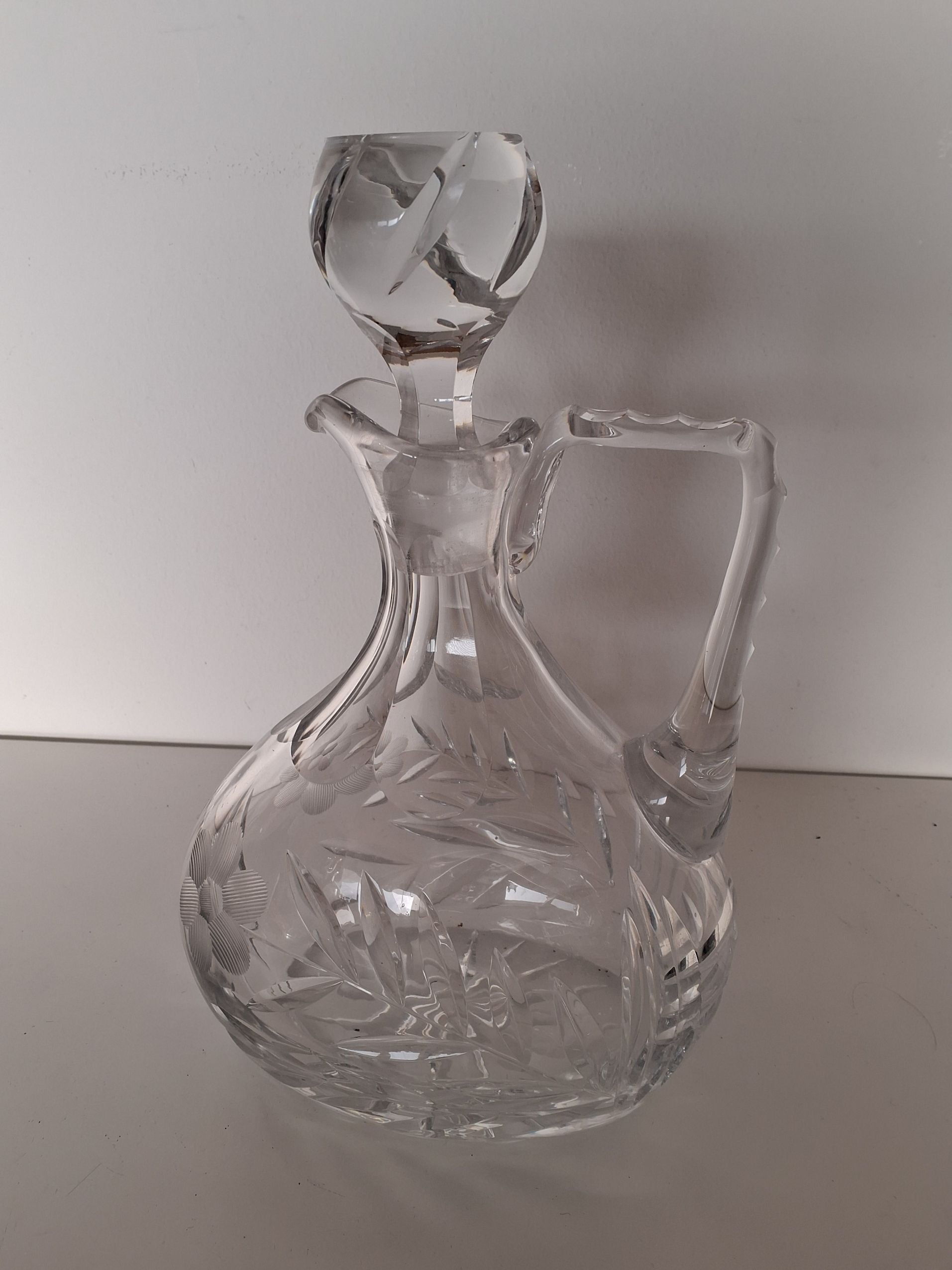 Glaskaraffel - Facetslebe